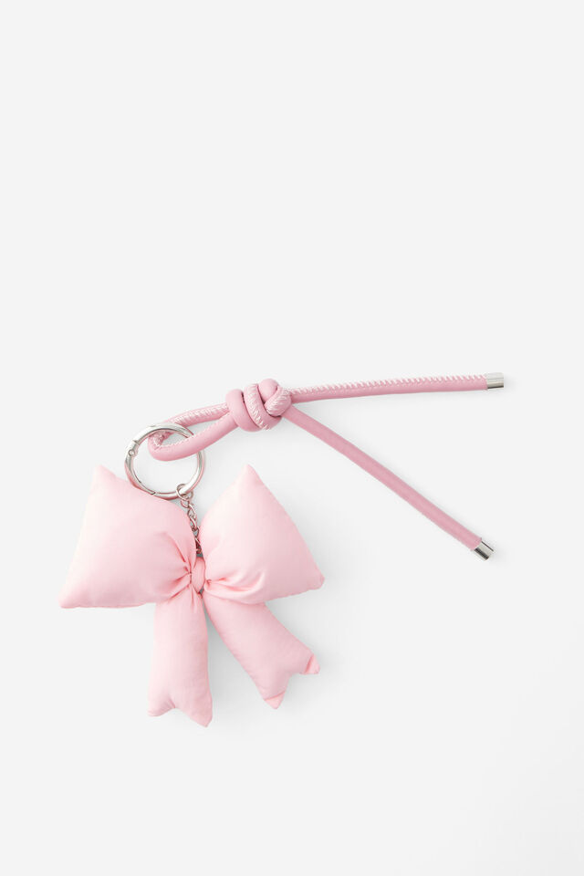 Bag Charm, PINK/BOW