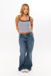 Riri Scoop Neck Tank, VARSITY NAVY STRIPE - alternate image 3