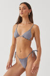 Tri Slide Bikini Top, FOSSIL GREY - alternate image 1