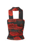 Milly Mesh Halter Top, CANDICE ROSE RED - alternate image 6