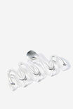 Metal Hair Claw, SILVER/SWIRL - alternate image 1