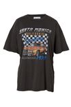 Camryn Oversized Printed T Shirt, ACID WASH PHANTOM/SANTA MONICA RACING