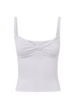 Luxe Twist Front Cami, WHITE - alternate image 6