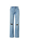 Straight Leg Ripped Jean, RIVIERA BLUE - alternate image 6