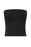 Soft Longline Tube Top, BLACK - alternate image 6