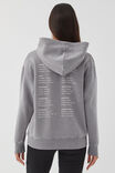 Paige Oversized Printed Hoodie, WASHED NEW YORK GREY/NYC TO LDN - alternate image 3