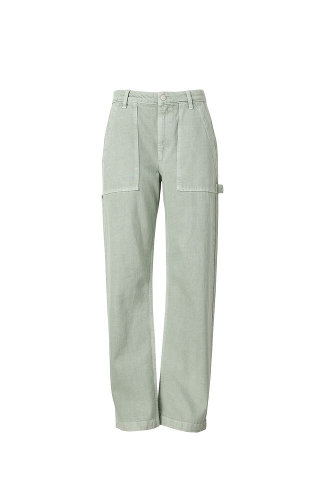 The Skater Jean, MUTED GREEN