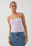 Luxe Strappy Cami, LIGHT LILAC - alternate image 1