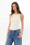 Luxe Sleeveless Bodysuit, LEMON PUFF - alternate image 1