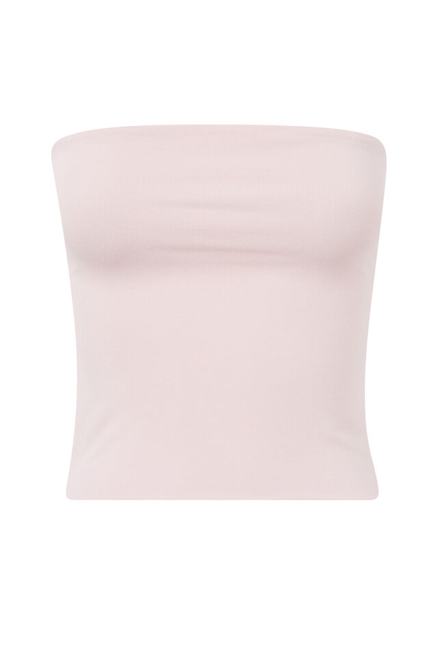 Soft Longline Tube Top, SHERBERT PINK