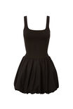 Clara Bubble Mini Dress, BLACK - alternate image 6