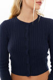 Quinny Cable Knit Cardi, ALL STAR NAVY - alternate image 4