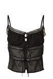 Amy Tie Front Cami, BLACK - alternate image 6