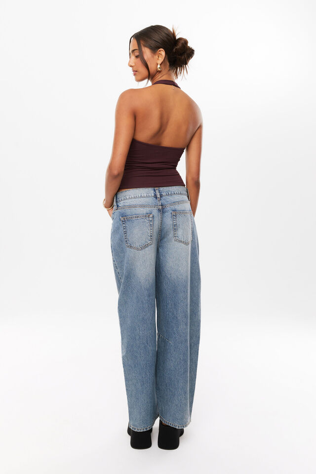 Soft Andi Halter Top, CHOC CHERRY