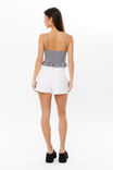 Ollie Shirred Cami, NAVY GINGHAM - alternate image 3