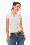 Alexis Henley Tee, GREY MARLE - alternate image 1