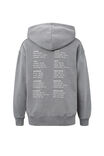 Paige Oversized Printed Hoodie, WASHED NEW YORK GREY/NYC TO LDN - alternate image 7