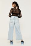 Cropped Wide Leg Jean, OUTBACK BLUE FADE