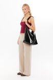 Fold Back Wide Leg Pant, OAT MARLE - alternate image 5