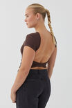 Soft Backless Tee, ESPRESSO BROWN - alternate image 4