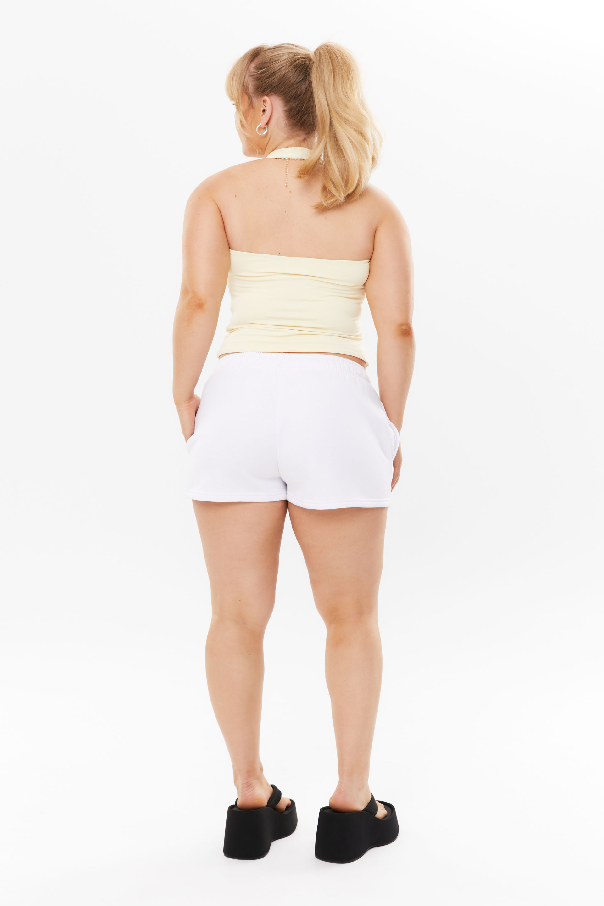 Supre white outlet shorts