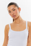 Riri Scoop Neck Tank, MILKY BLUE - alternate image 2