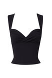 Soft Jolene Top, BLACK - alternate image 6