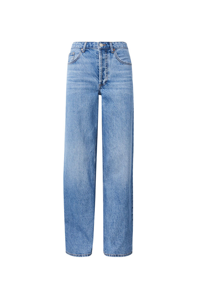 High Rise Wide Jean, PORTSEA BLUE