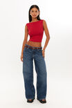 Super Smooth Backless Tank, LIPSTICK RED - alternate image 4