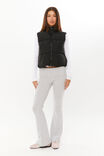 Recycled Puffer Vest, BLACK - alternate image 2