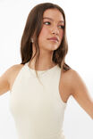 Luxe Sleeveless Bodysuit, LEMON PUFF - alternate image 4