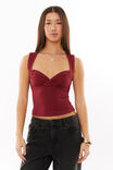 Soft Jolene Top, DEEP CHERRY - alternate image 1