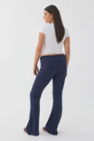 Fold Back Flare Pant, ALL STAR NAVY - alternate image 3