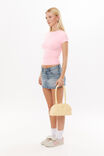 Luxe Longline Tee, BABY PINK - alternate image 5