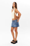 Maya Denim Mini Skirt, WINTER BLUE - alternate image 5