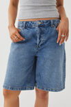 Dad Denim Jort, VACAY BLUE - alternate image 4