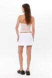 Alice Split Mini Skirt, SUMMER WHITE - alternate image 3
