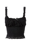 Lani Lace Tank, BLACK - alternate image 6