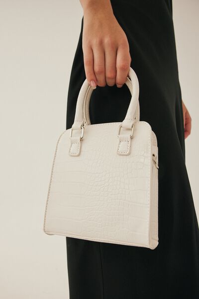 Joslin Crossbody Bag, WHITE