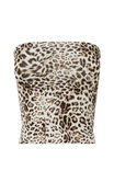 Soft Longline Tube Top, CARMEL LEOPARD BIEGE - alternate image 6