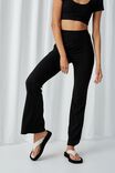 Carrie Stretch Flare Pant, BLACK
