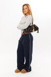 Phoebe Fluffy Knit Cardigan, GREY MARLE - alternate image 3