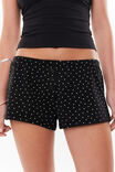 Ellie Jersey Lounge Short, JANE SPOT BLACK/WHITE - alternate image 4