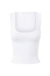 Kirra Scoop Tank, WHITE - alternate image 6