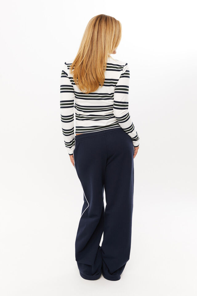 Stella Long Sleeve Top, SPORTY STRIPE