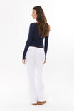 Riri Scoop Neck Long Sleeve, ALL STAR NAVY - alternate image 3