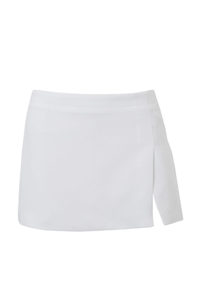 Alice Split Mini Skirt, SUMMER WHITE
