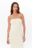 Super Smooth Strapless Maxi Dress, ICED YELLOW - alternate image 2