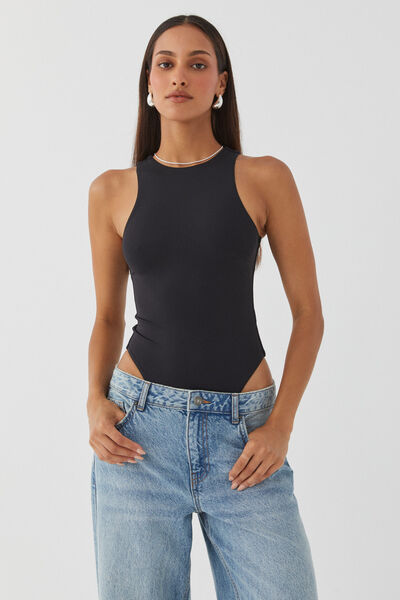 Bodysuit Shirts for Womens Sexy Halter Neck Sleeveless Tank Tops Black  Square Neck Short Sleeve Bodysuit