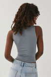 Luxe Cropped Tank, MOONLIGHT GREY - alternate image 5